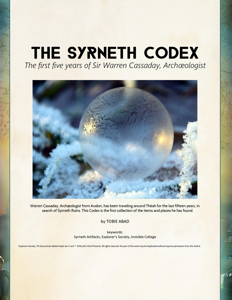 The Syrneth Codex