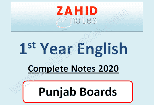 class 11 English notes 2020 pdf punjab boards