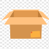 Container,Box,cardboard,parcel, gift,giving stickerStock Free Download in PNG