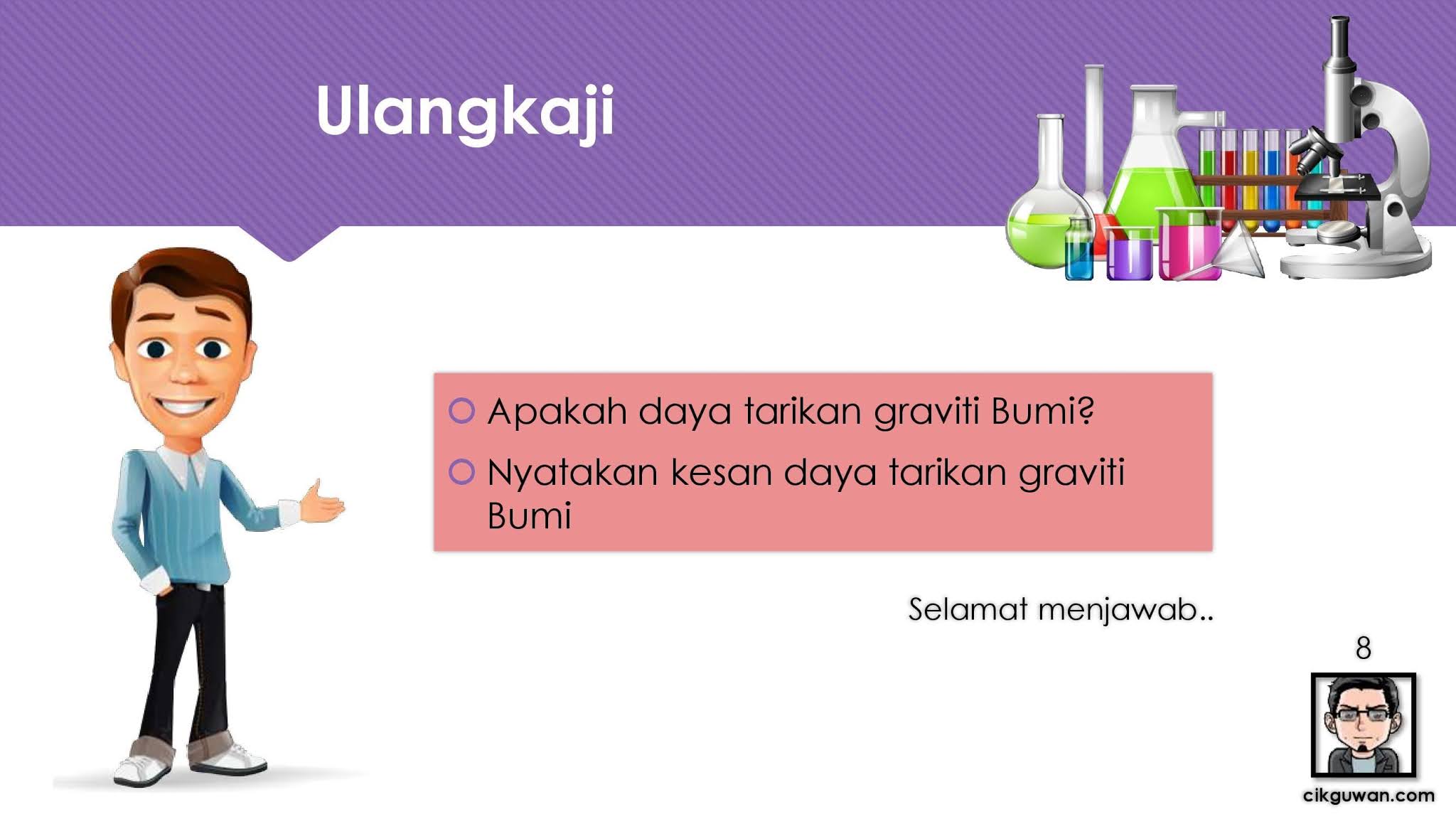 [Nota Sains] Daya Graviti Bumi (KSSR Semakan) Tahun 4  Nota KSSR