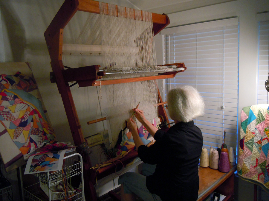 works in progress Weaving, weaving, weaving!