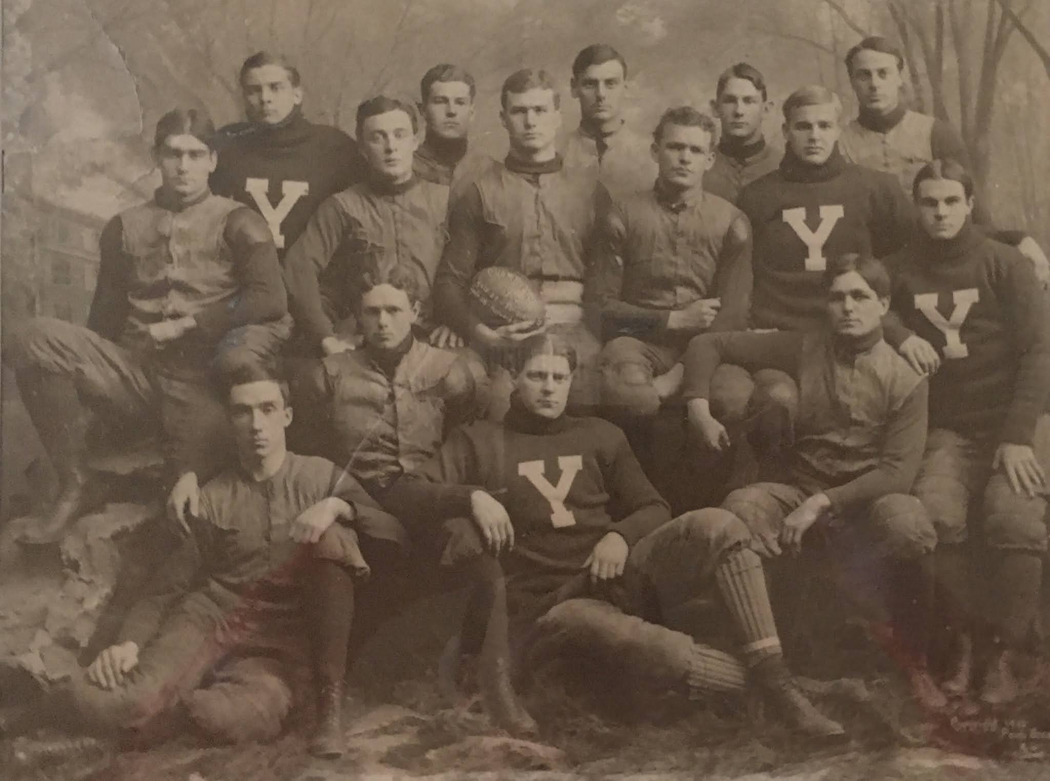 Old Football Stuff 1900 Yale Football Team Large Albumin Photo