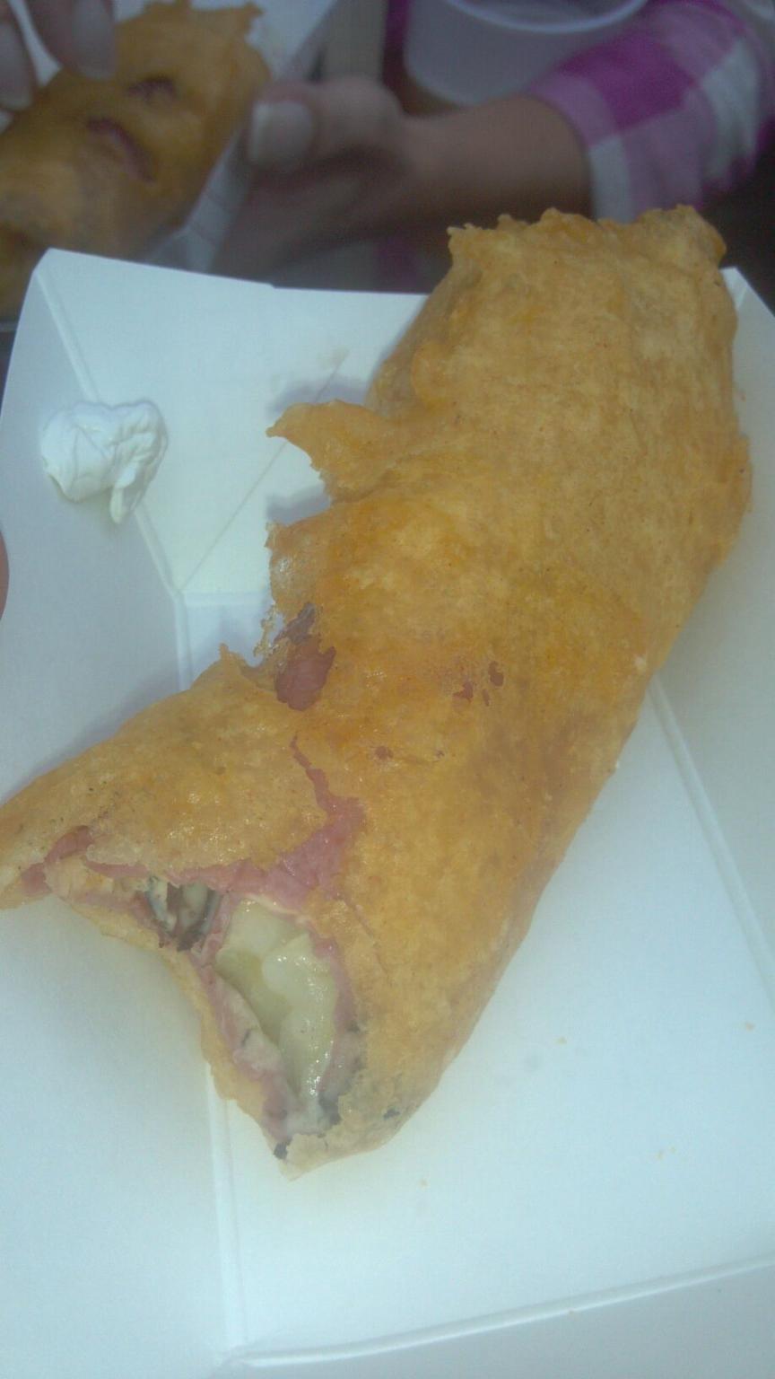 Lautner Farms Must try food at the Iowa State Fair "Pickle Dawg"