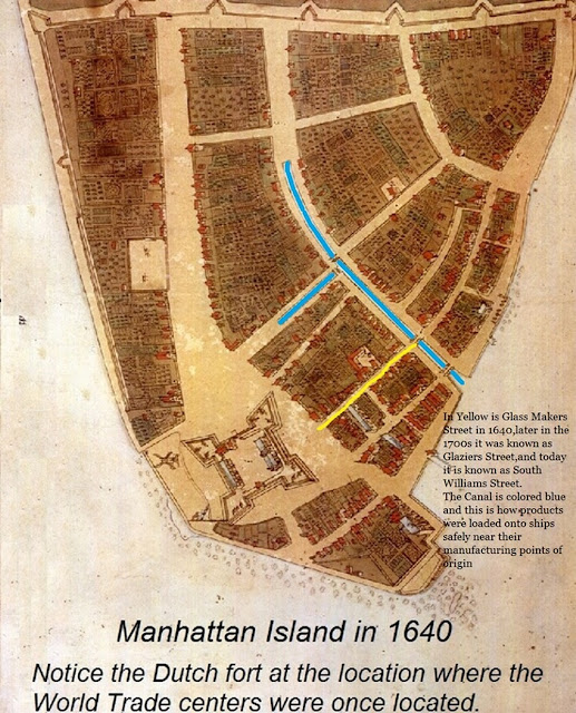 Оригинальная карта Острова Манхэттен 1640 года