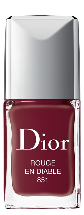 DIOR  Vernis Gel Shine Nail Lacquer Rouge En Diable