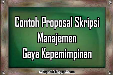 Proposal Skripsi Contoh Skripsi  Share The Knownledge