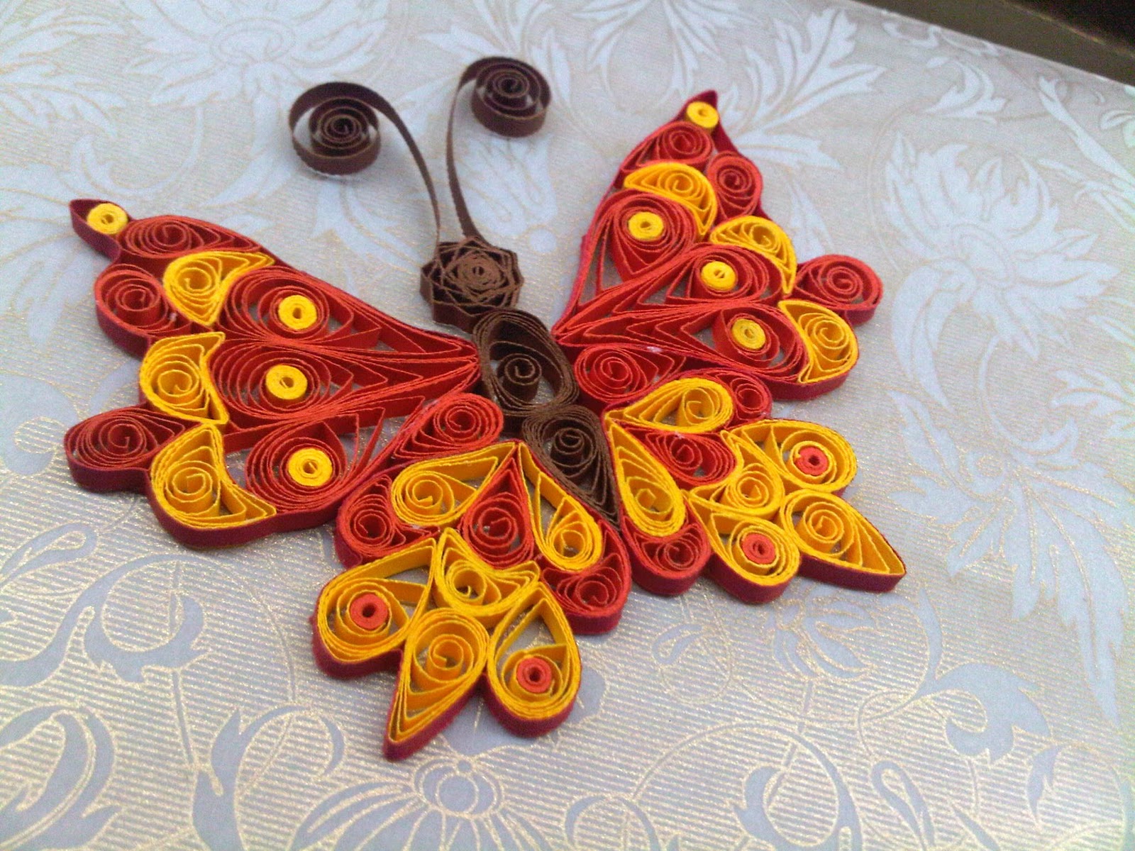 Just Love Crafts: A Quilled Butterfly Embellishment ...