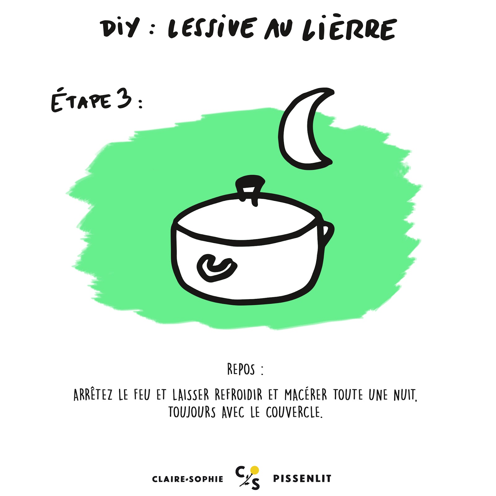 DIY lessive au lierre pissenlit