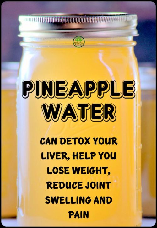Pineapple Water Can Cleanse Your Liver, Help You Lose Weight, Reduce