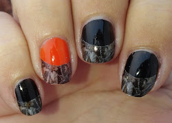 mossy oak camo tips french nails nail wear