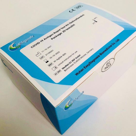 KIT TEST NHANH NƯỚC BỌT EASY DIAGNOSIS ANTIGEN RAPID TEST (SALIVA/SWABS)
