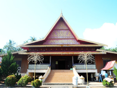 Sketsa Rumah Adat Riau Sketsa Rumah Adat Riau