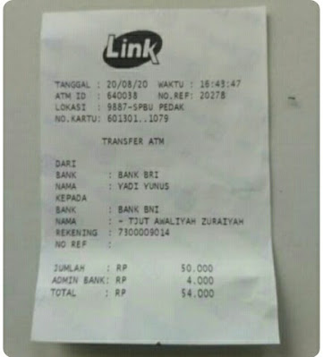 cara transfer bri ke mandiri via ATM