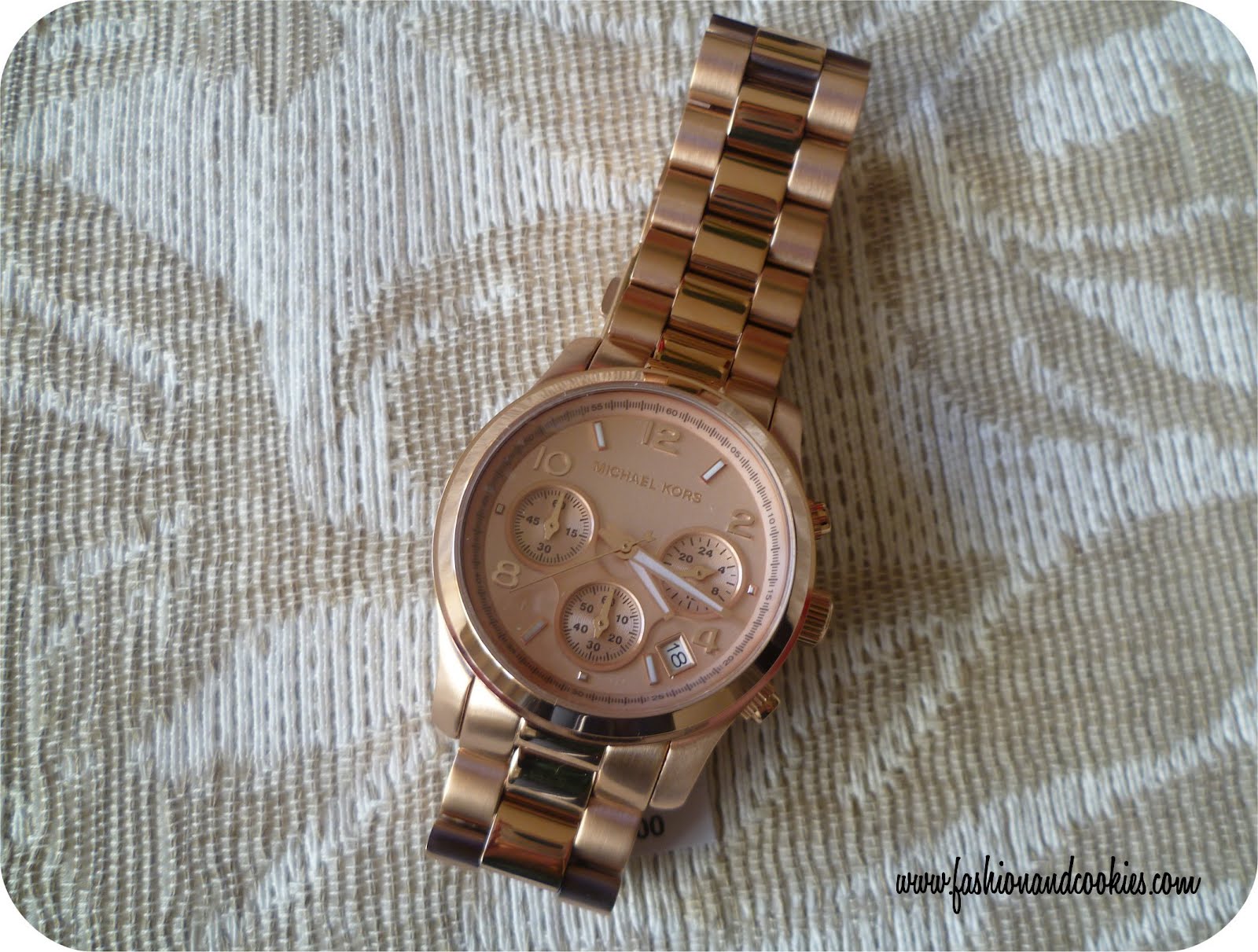 New in: Michael Kors rose gold watch | Fashion and Cookies - fashion and  beauty blog