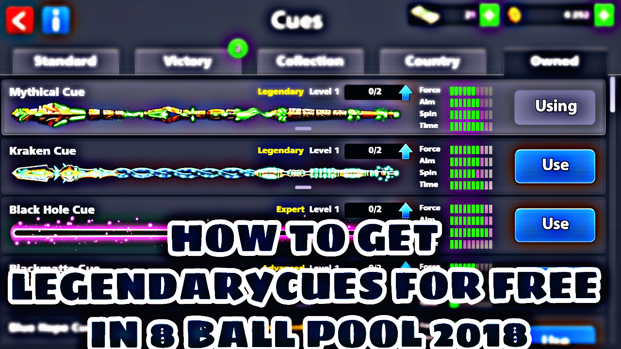Rohanplayz How To Get Free Legendary Cue In 8 Ball Pool 2018 Trick