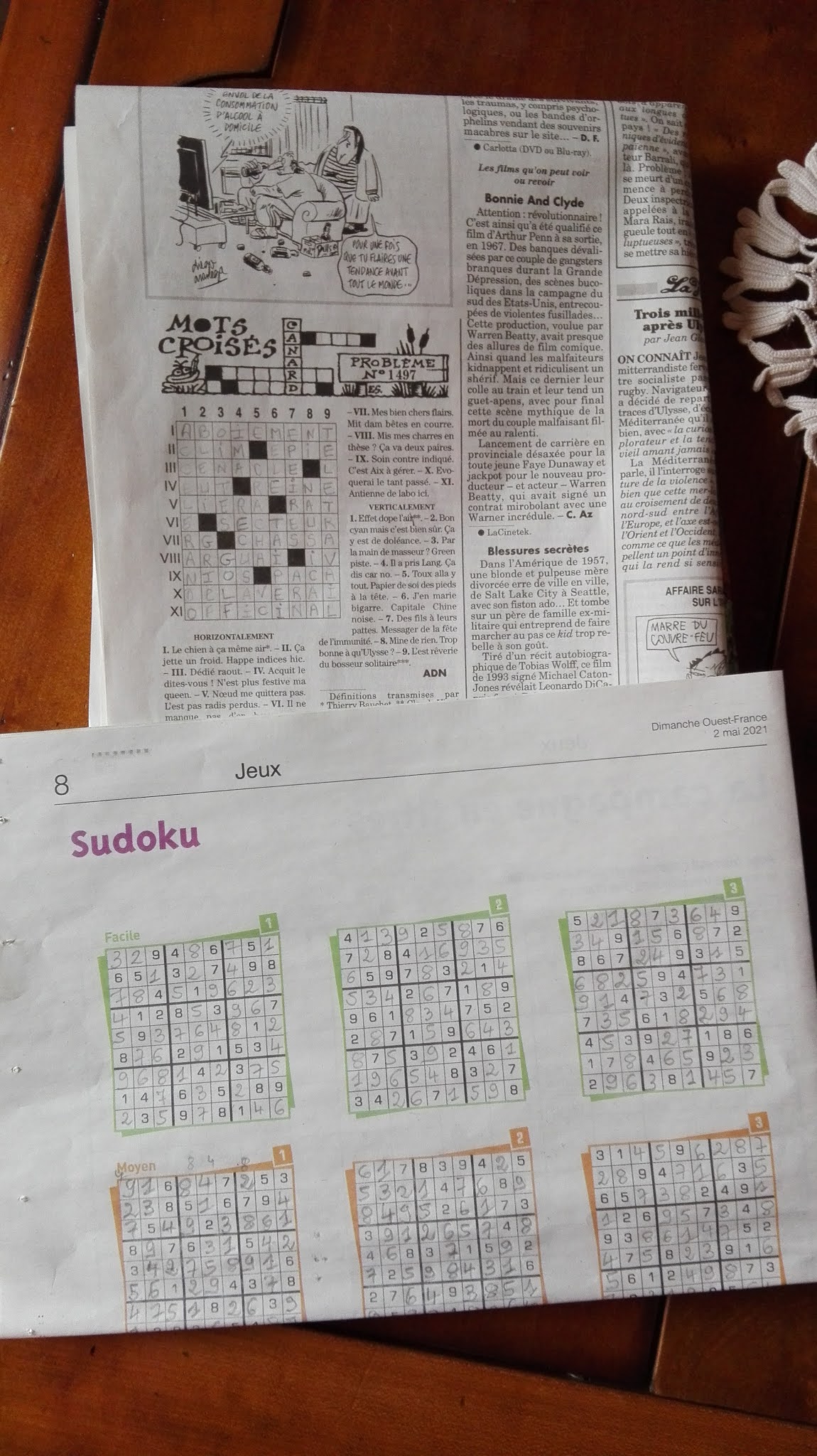 Dure Une Semaine Ou Beaucoup Plus Mots Croisés Fée Main: Les encours du 10 mai...