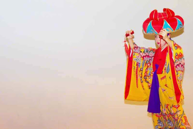 before image, Yotsu Dake, dancer, kimono