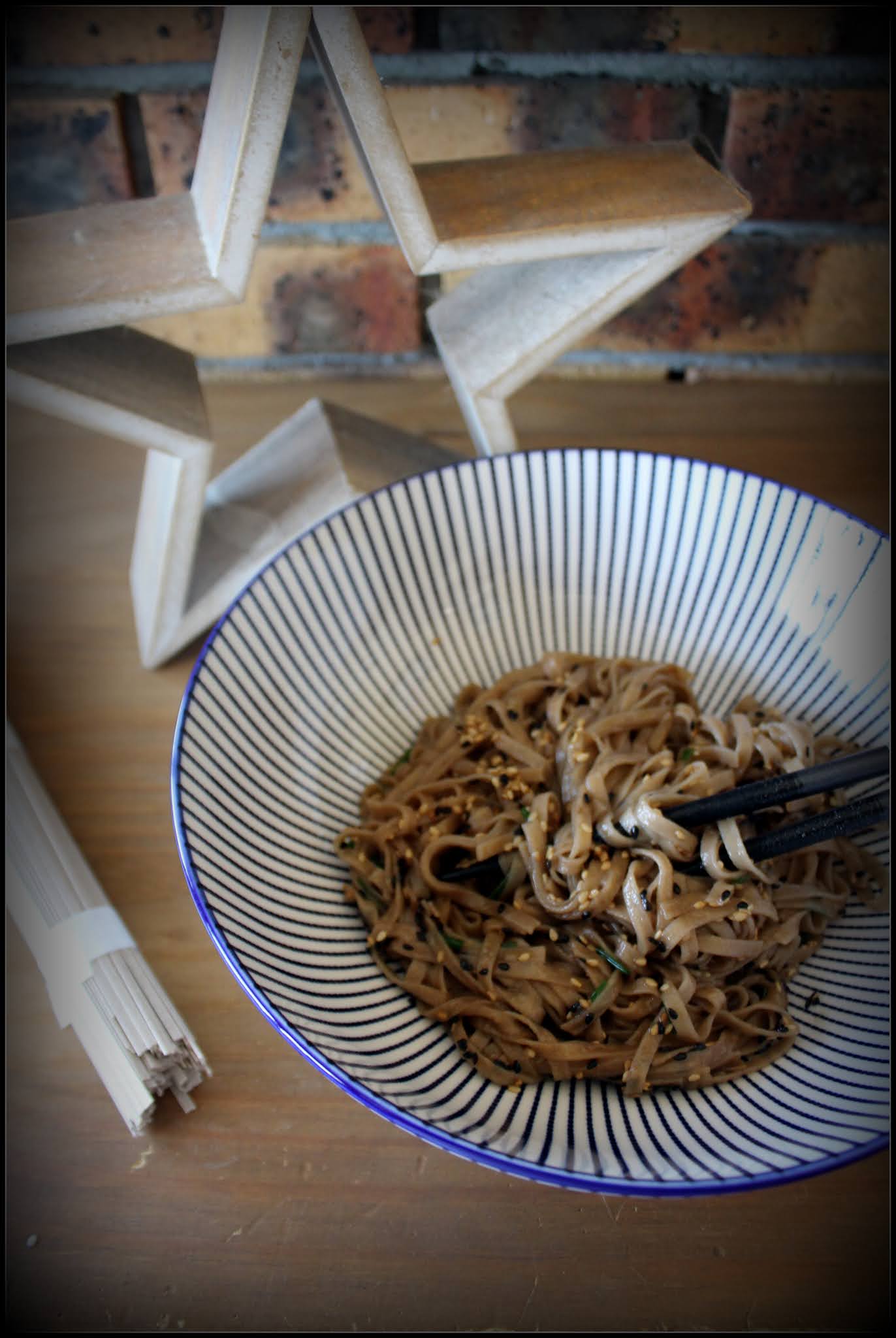 Keskonmangemaman? Bataille Food 84 , sans gluten , Nouilles soba au