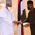 Buhari takes delivery of first made-in-Nigeria cell phone