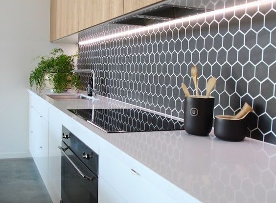 40 iMotifi iKeramiki Dinding Dapur Minimalis Modern yang 