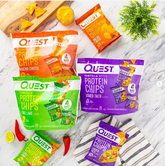 The Supp Plug Quest Nutrition Tortilla Chips Now Available in 4 Packs