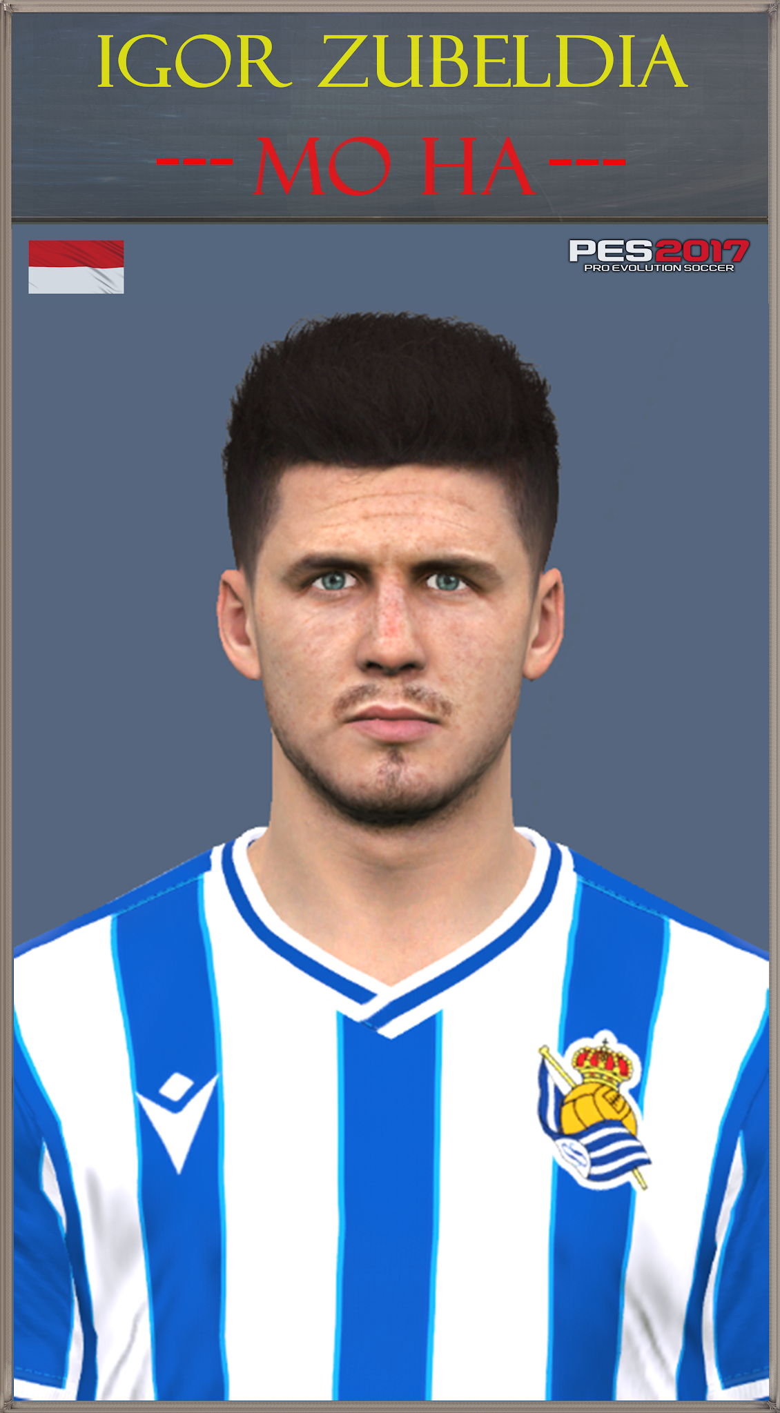 Faces by Mo Ha Pes 2017 Igor Zubeldia (Real Sociedad)