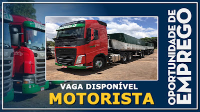 vaga para motorista