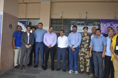 गया से इंडिगो हवाई सेवा का शुभारंभ Launch of Indigo air service from Gaya, anj news media