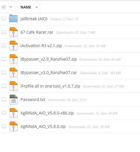 All In One Bypass iCloud And Jailbreak Collection