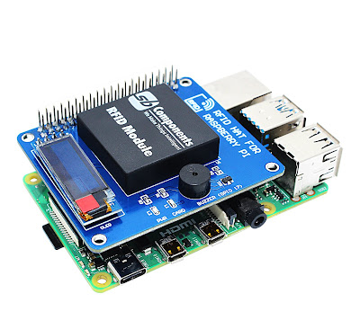 RFID HAT For Raspberry Pi 125KHz Frequency - SB Components