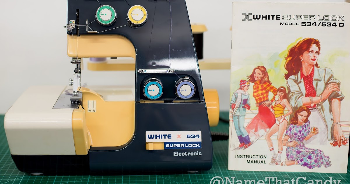 Art by Waiyi: My White 534 Serger is working!