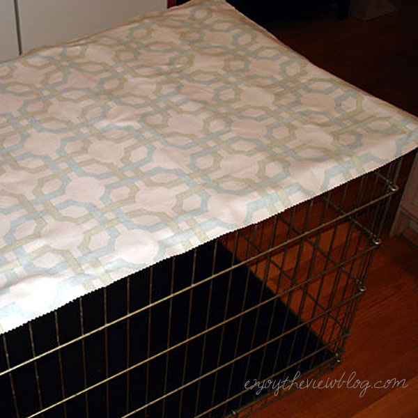 How to make a Dog Crate Cover! Waverize It! {enjoy the view}