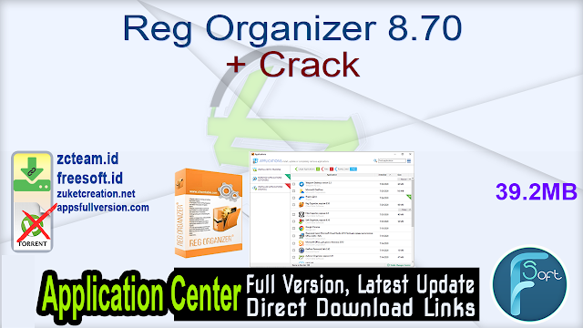 Reg Organizer 8.70 + Crack