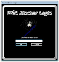 the web blocker log in