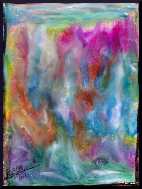 abstracto cascada de color