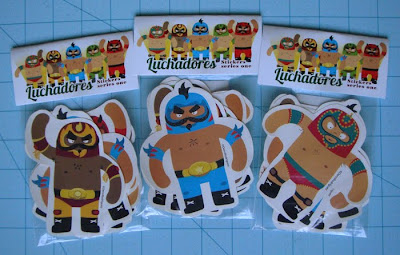 limited edition luchador stickers