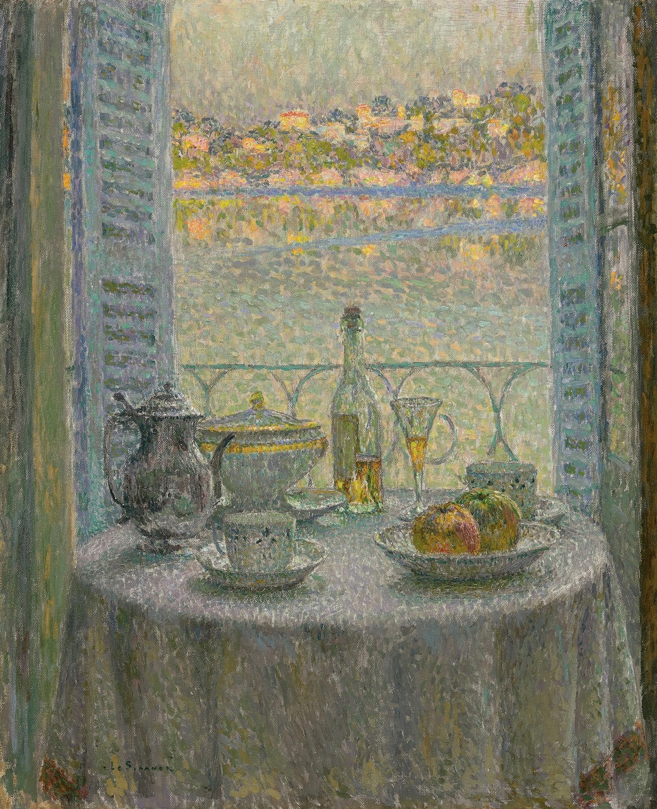 Henri LE SIDANER (1862-1939) ~ Table | Catherine La Rose ~ The Poet of