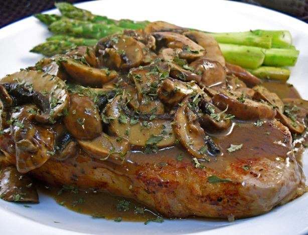 Steak de veau aux girolles Steak de veau aux girolles
