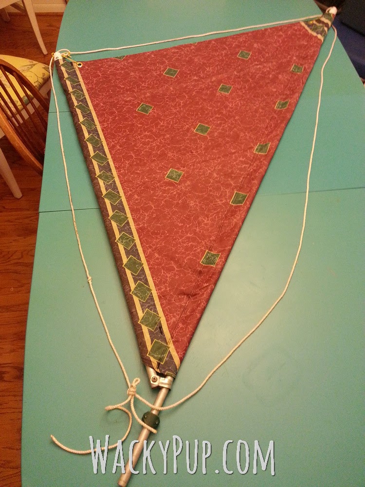 Wacky Pup How To Sew Your Own Kayak Sail For Any Diy Wacky Pup Make Your Own Kayak Sail