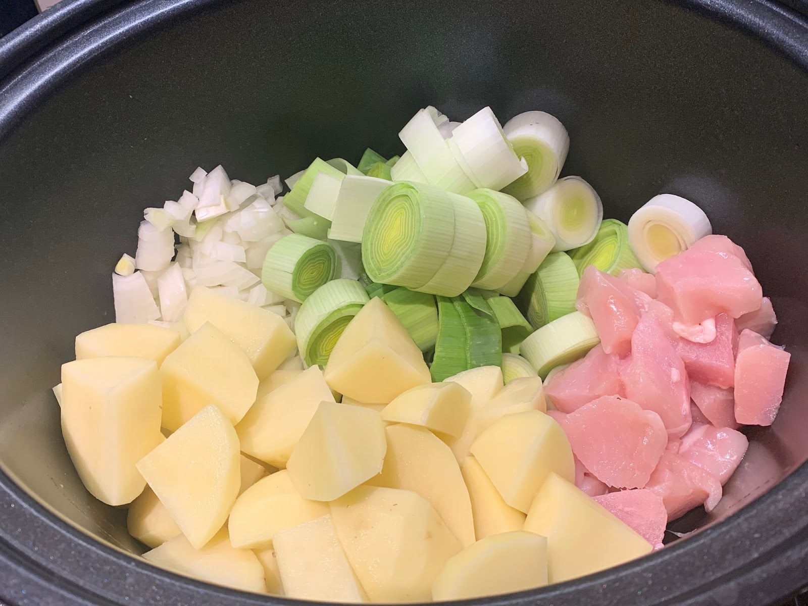Slow Cooker Chicken and Leek Soup