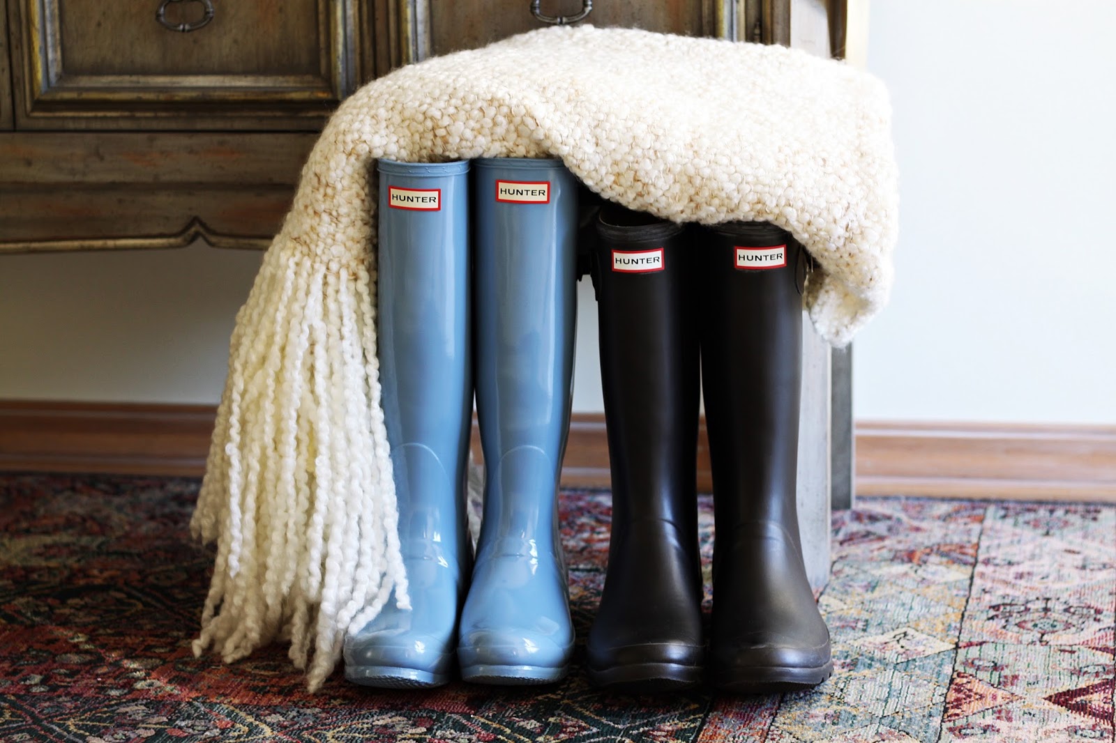 Hunter Boots vs Joules Rain Boots for Wide Calves Comparison Red