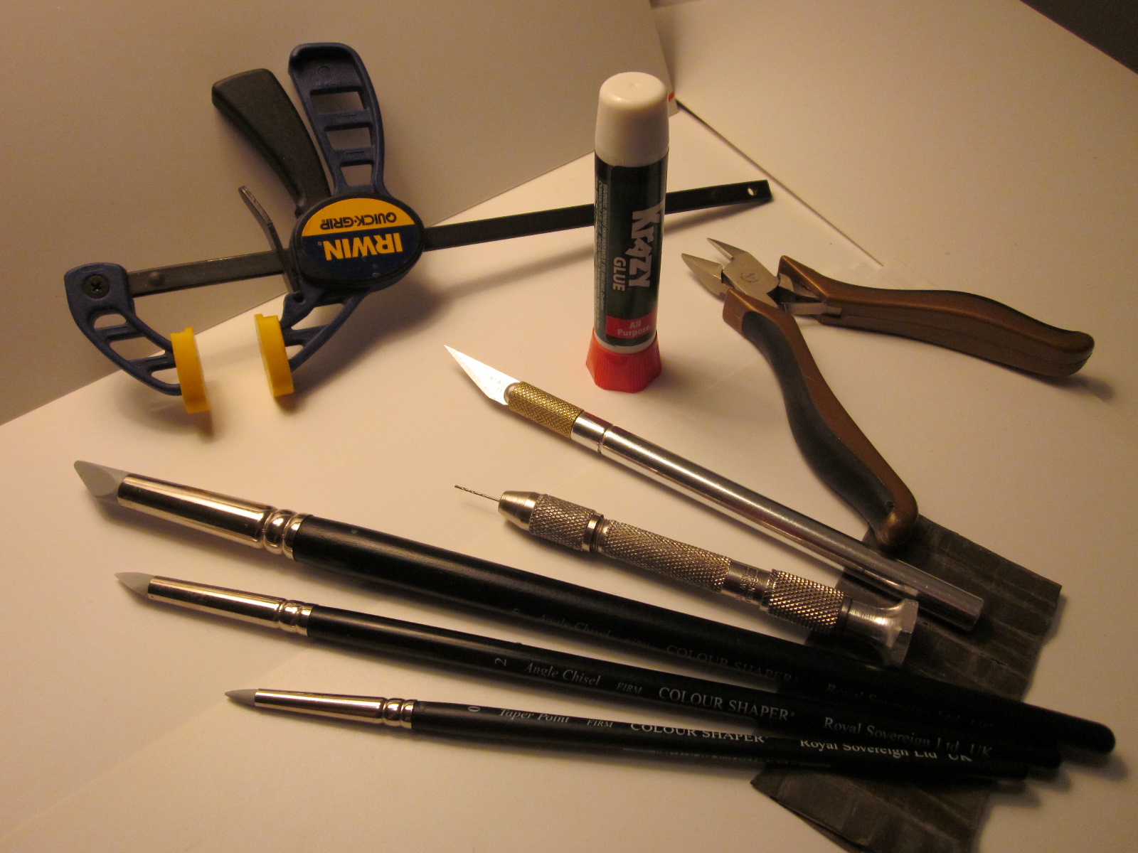 Between the Bolter and Me Tools of the Trade essential modeling supplies