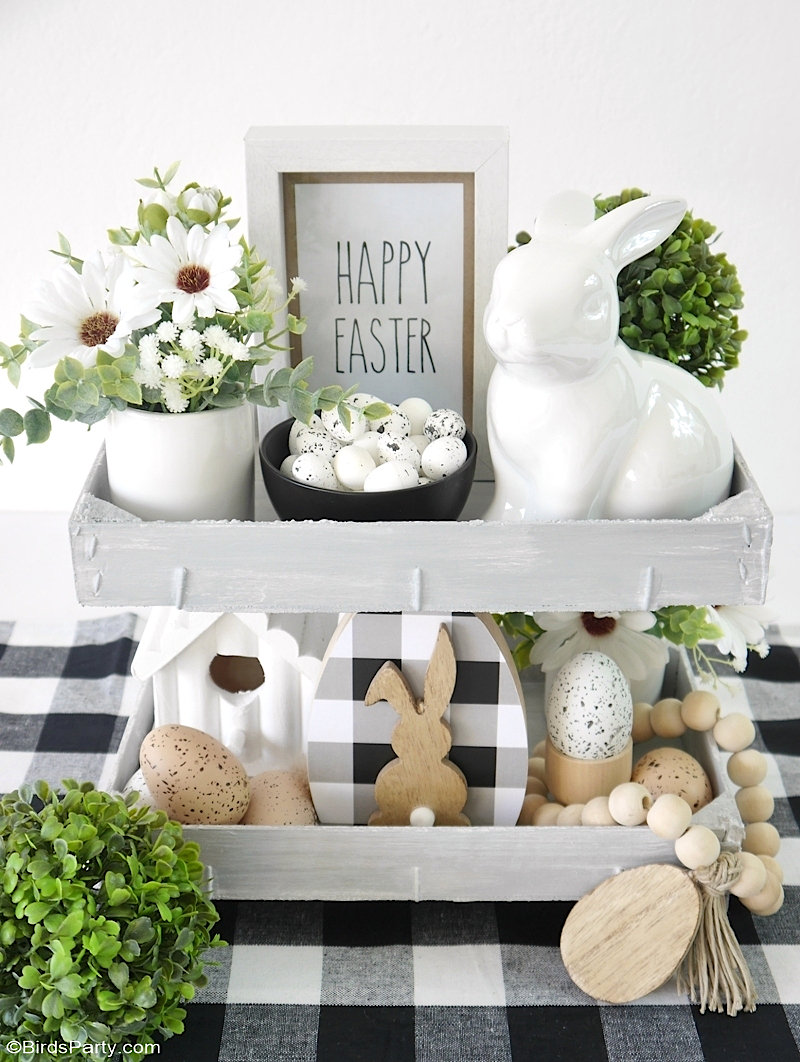 DIY Modern Farmhouse Easter Décor with FREE Printables Party Ideas