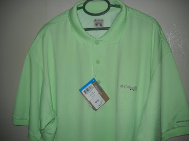 Columbia PFG Polo T-Shirt with Back Vented  NEW RM180