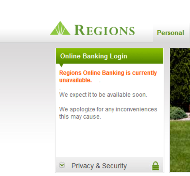 Latest Updates Regions Bank website outage caused by cyber attack