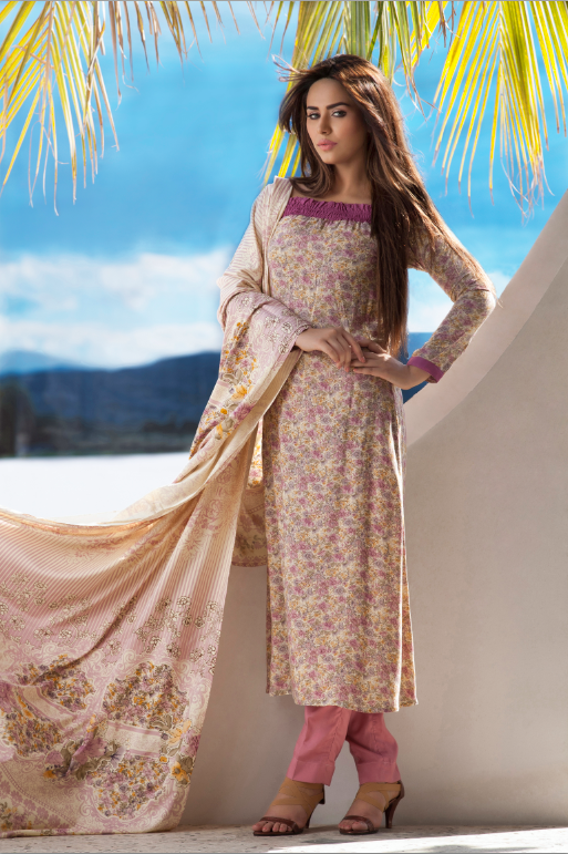 Firdous Lawn Collection 2013-2014 | Firdous ZTM Chilman Regular Lawn ...