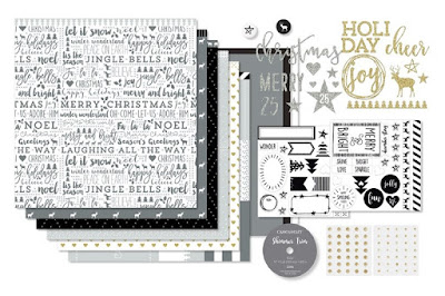 #ctmhSilverandGold, Christmas, Merry and Bright, reindeer, zip strip, complements, shimmer trim, star, Black & White, Black, grey, CTMH, 