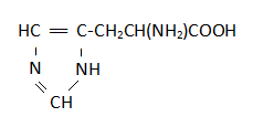 estrutura quimica histidina
