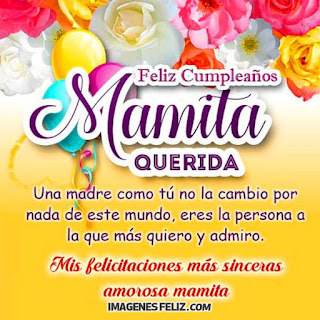 Feliz Cumpleaños Mamá