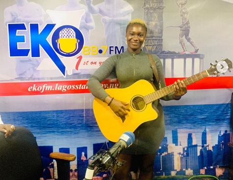 Young Female Musician, KKC Shares Musical Journey On Live Radio (Video)